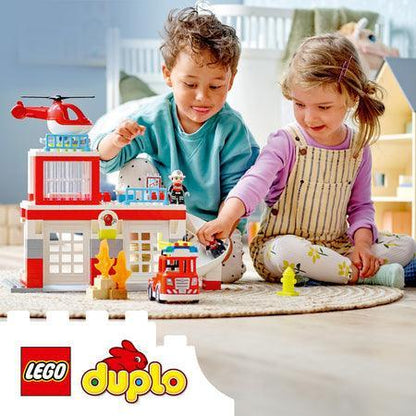 LEGO Brandweer kazerne met helikopter 10970 DUPLO LEGU DUPLO @ 2TTOYS LEGO €. 84.99