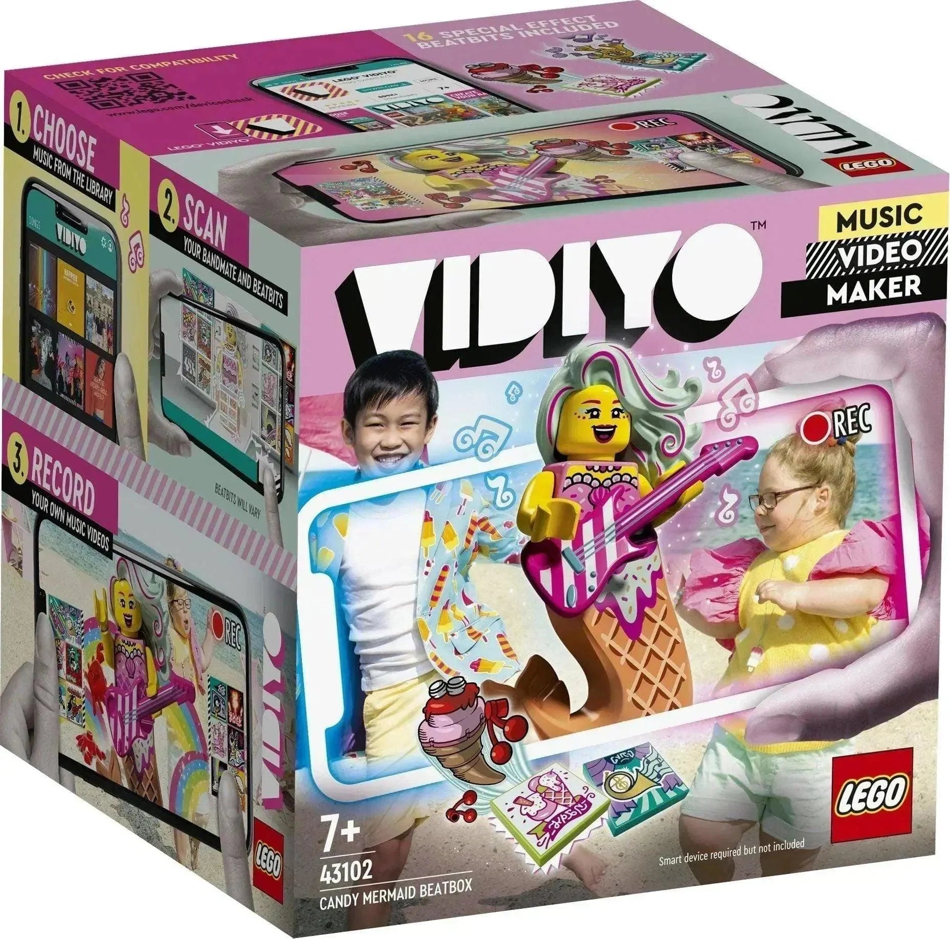 LEGO Candy Mermaid Music Beatbox 43102 Vidiyo LEGO VIDIYO @ 2TTOYS | Official LEGO shop😊🥰 LEGO €. 19.99