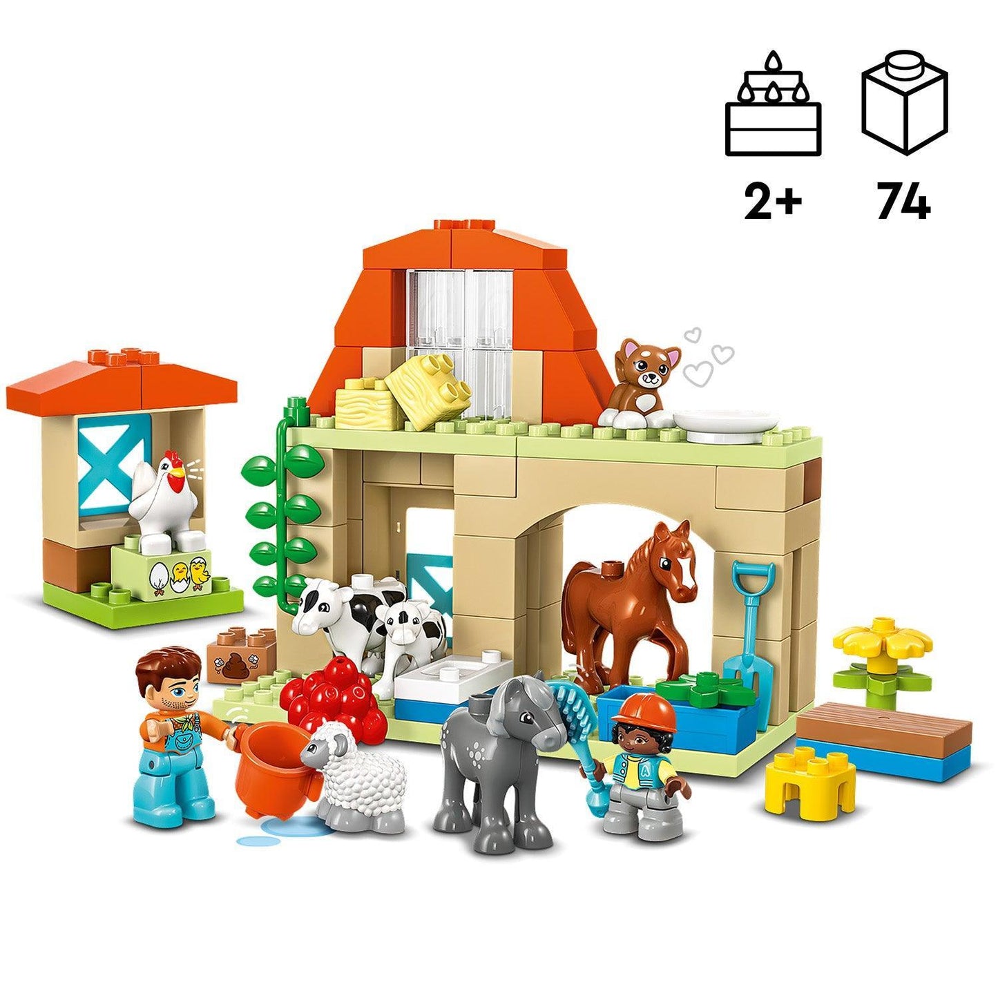 LEGO Caring for animals at the farm 10416 DUPLO LEGO DUPLO @ 2TTOYS LEGO €. 54.99