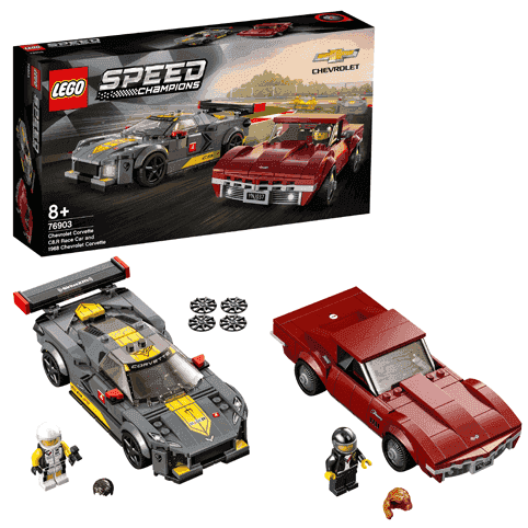 LEGO Chevrolet Corvette and 1968 Chevrolet Corvette 76903 Speedchampions LEGO SPEEDCHAMPIONS @ 2TTOYS LEGO €. 34.99