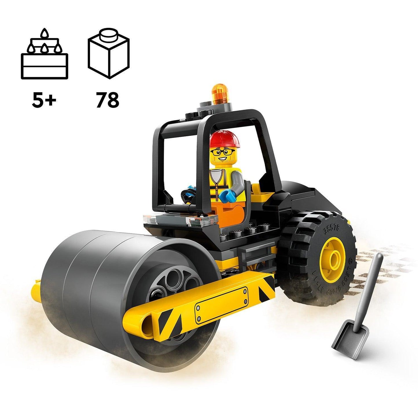 LEGO Construction Steamroller 60401 City LEGO CITY @ 2TTOYS LEGO €. 9.99