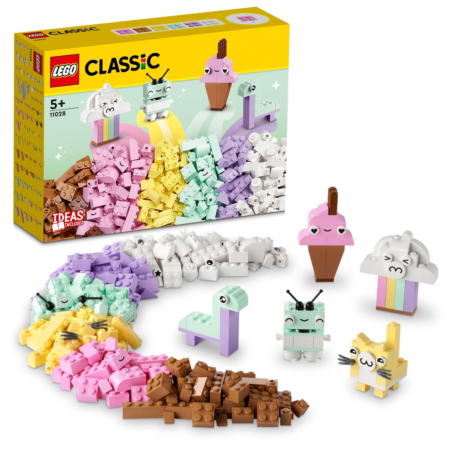 LEGO Creatief spelen met pastelkleuren 11028 Classic LEGO CLASSIC @ 2TTOYS | Official LEGO shop😊🥰 LEGO €. 16.99