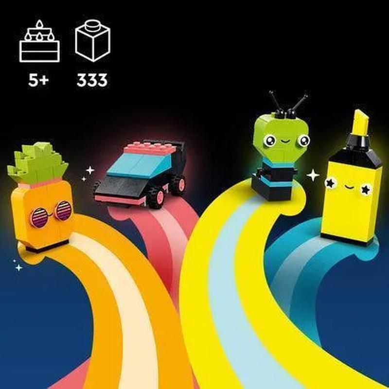 LEGO Creative Neon Fun 11027 Classic LEGO CLASSIC @ 2TTOYS | Official LEGO shop😊🥰 LEGO €. 19.99