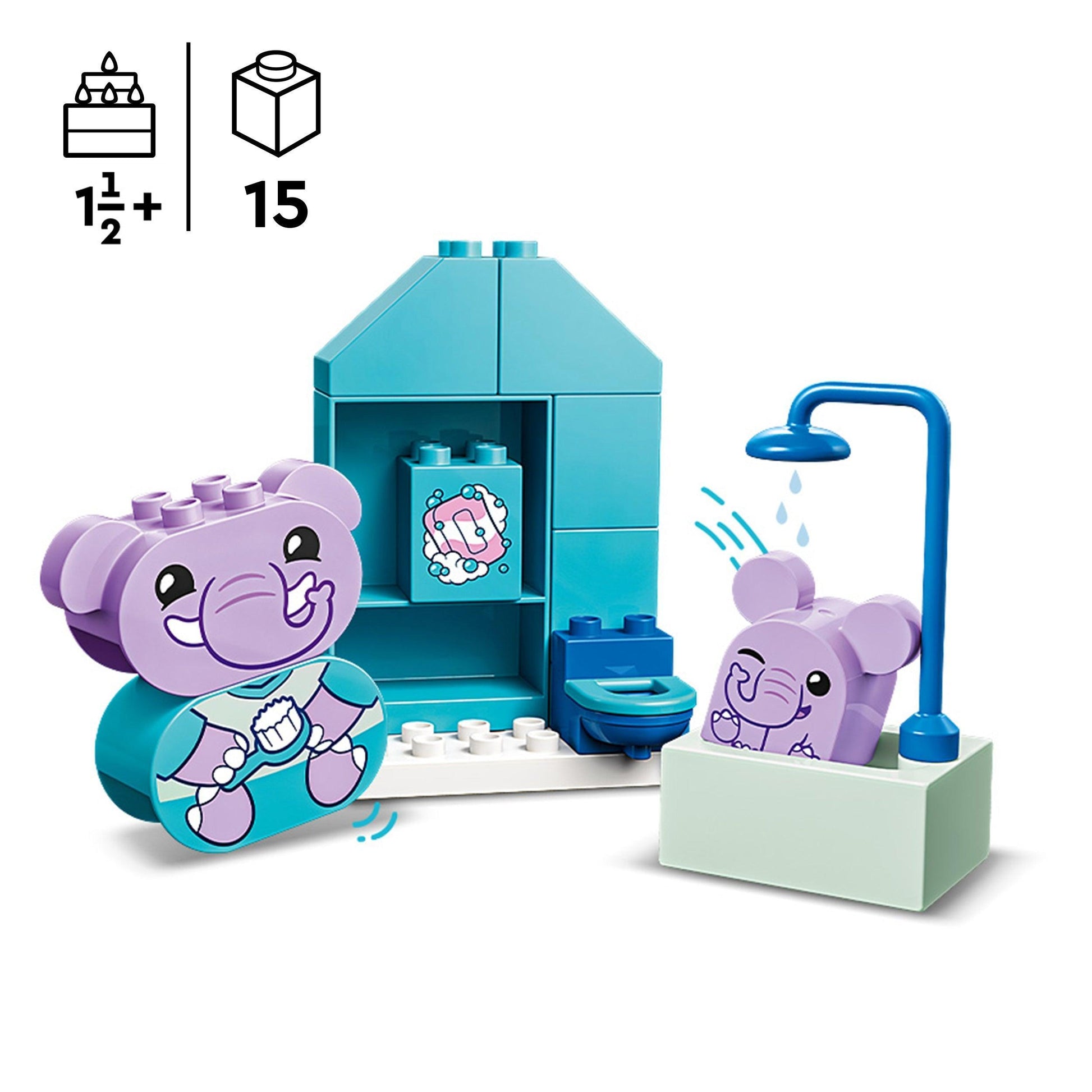 LEGO Daily Routines: Bath Time 10413 DUPLO LEGO @ 2TTOYS | Official LEGO shop😊🥰 LEGO €. 9.99