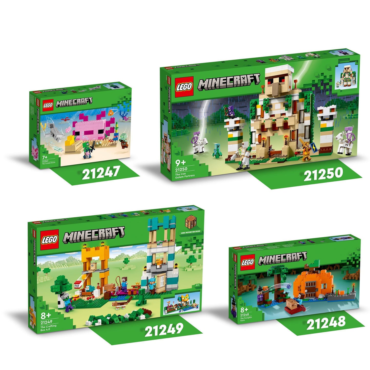 LEGO De Crafting-box 4.0 21249 Minecraft LEGO @ 2TTOYS | Official LEGO shop😊🥰 LEGO €. 63.49