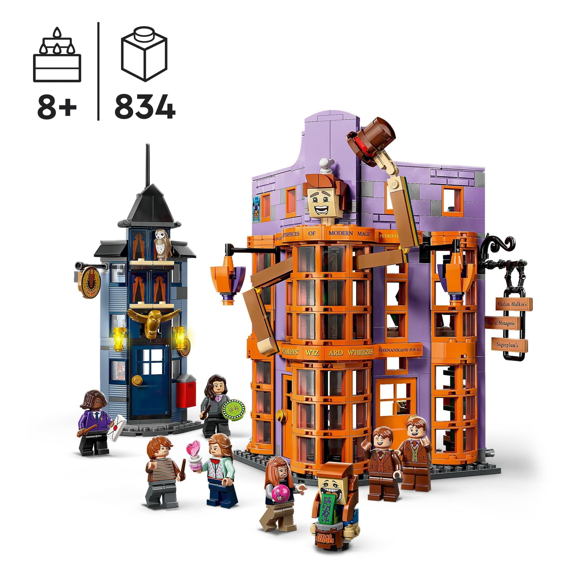 LEGO De Wegisweg™: De Tovertweelings Topfopshop 76422 Harry Potter LEGO HARRY POTTER @ 2TTOYS LEGO €. 99.99