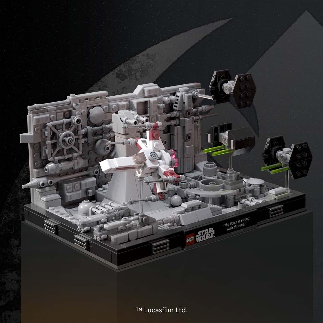 LEGO Death Star Trench Run diorama 75329 StarWars LEGO STARWARS @ 2TTOYS LEGO €. 79.99