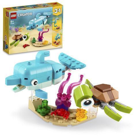 LEGO Dolphin and Turtle 31128 Creator 3-in-1 LEGO CREATOR @ 2TTOYS | Official LEGO shop😊🥰 LEGO €. 8.48