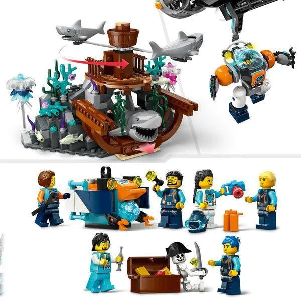 LEGO Duikboot voor diepzeeonderzoek 60379 City LEGO CITY @ 2TTOYS | Official LEGO shop😊🥰 LEGO €. 88.98