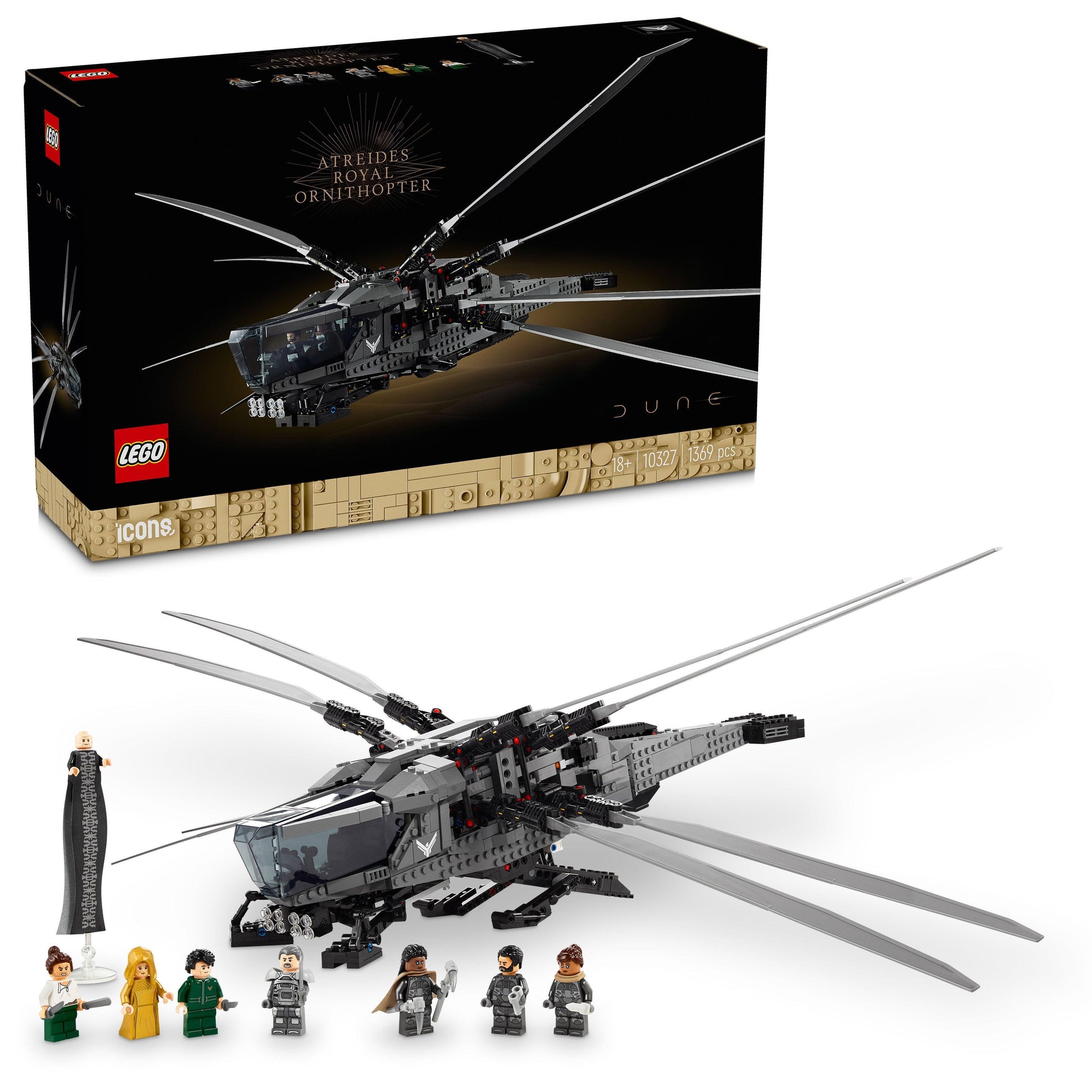 LEGO Dune Atreides Royal Ornithopter 10327 Icons LEGO @ 2TTOYS LEGO €. 139.99