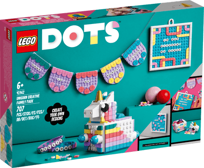 LEGO Eenhoorn creatieve gezinsset 41962 Dots LEGO Dots @ 2TTOYS | Official LEGO shop😊🥰 LEGO €. 32.49