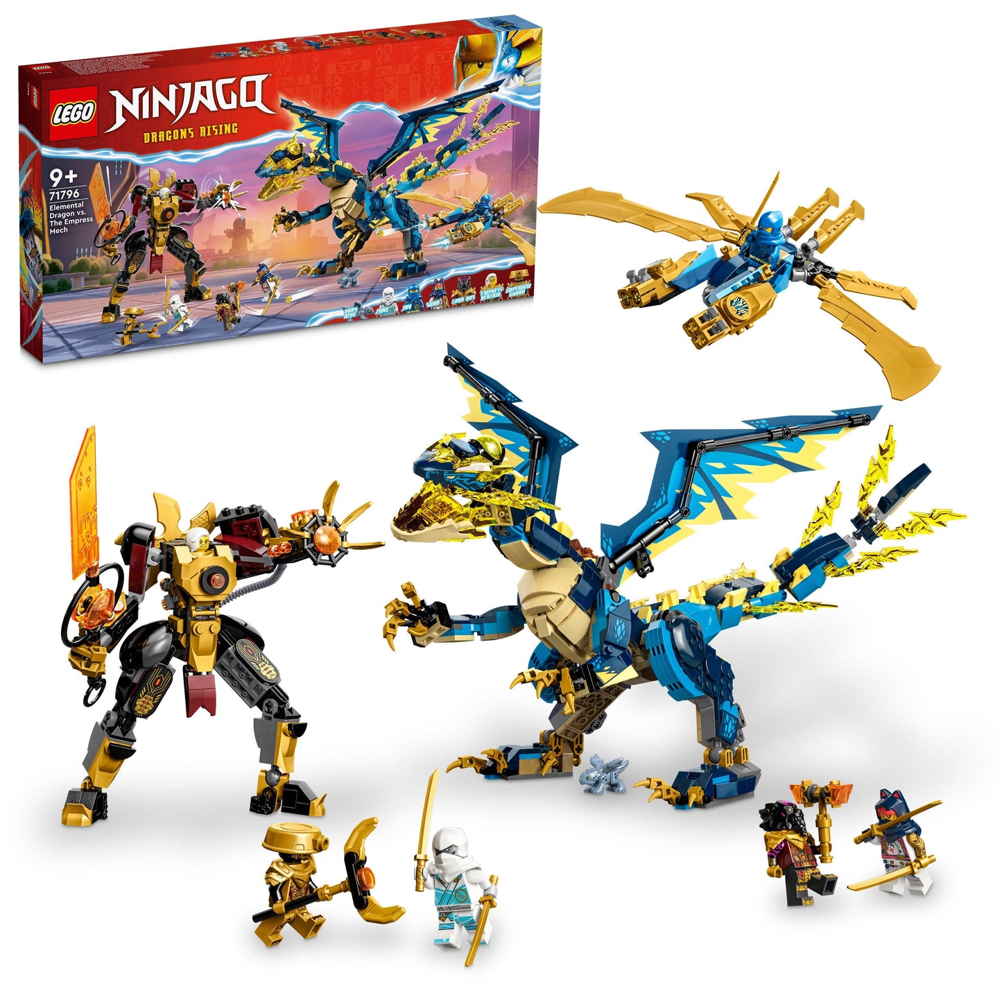 LEGO Elementdraak vs. de mecha van de keizerin 71796 Ninjago LEGO NINJAGO @ 2TTOYS LEGO €. 89.48