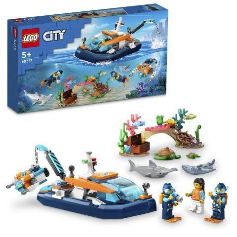 LEGO Explorer Diving Boat 60377 City LEGO CITY @ 2TTOYS | Official LEGO shop😊🥰 LEGO €. 25.48