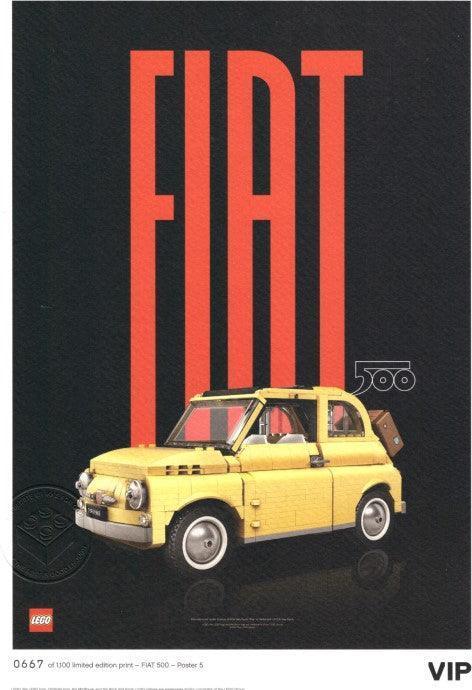 LEGO Fiat Art Print 5 - Modern 5006307 Gear LEGO Gear @ 2TTOYS LEGO €. 0.00