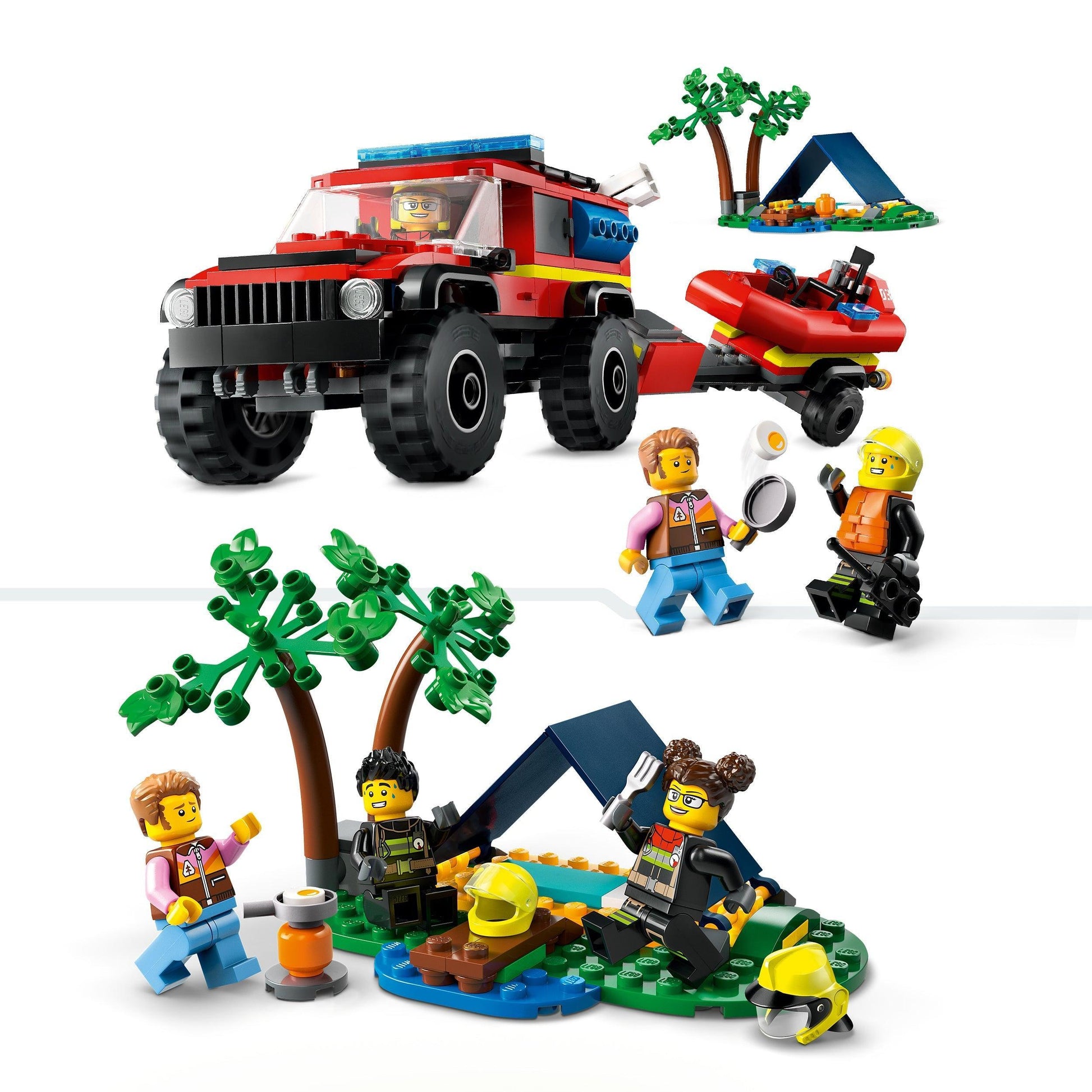 LEGO Fire Engine with Rescue Boat 60412 City LEGO FRIENDS @ 2TTOYS LEGO €. 29.99