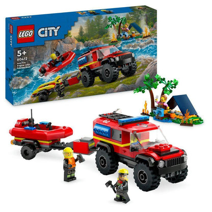 LEGO Fire Engine with Rescue Boat 60412 City LEGO FRIENDS @ 2TTOYS | Official LEGO shop😊🥰 LEGO €. 29.99