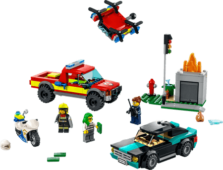 LEGO Fire Rescue & Police Chase 60319 City LEGO CITY BRANDWEER @ 2TTOYS LEGO €. 29.99