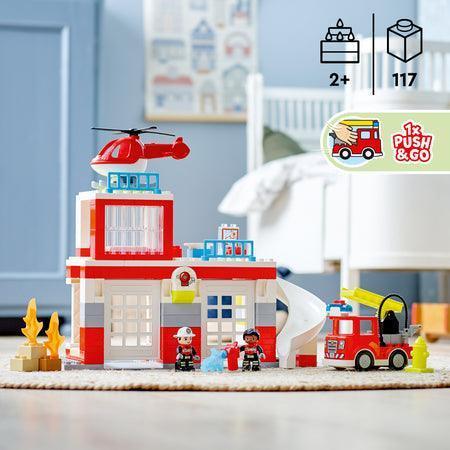 LEGO Fire Station & Helicopter 10970 DUPLO LEGU DUPLO @ 2TTOYS LEGO €. 89.99