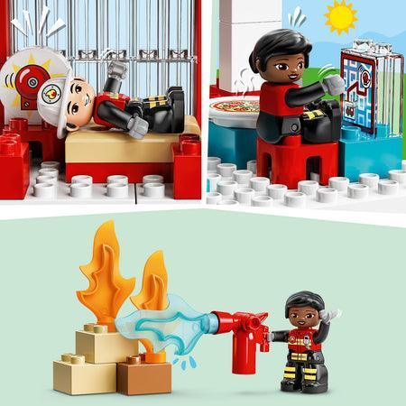 LEGO Fire Station & Helicopter 10970 DUPLO LEGU DUPLO @ 2TTOYS LEGO €. 89.99