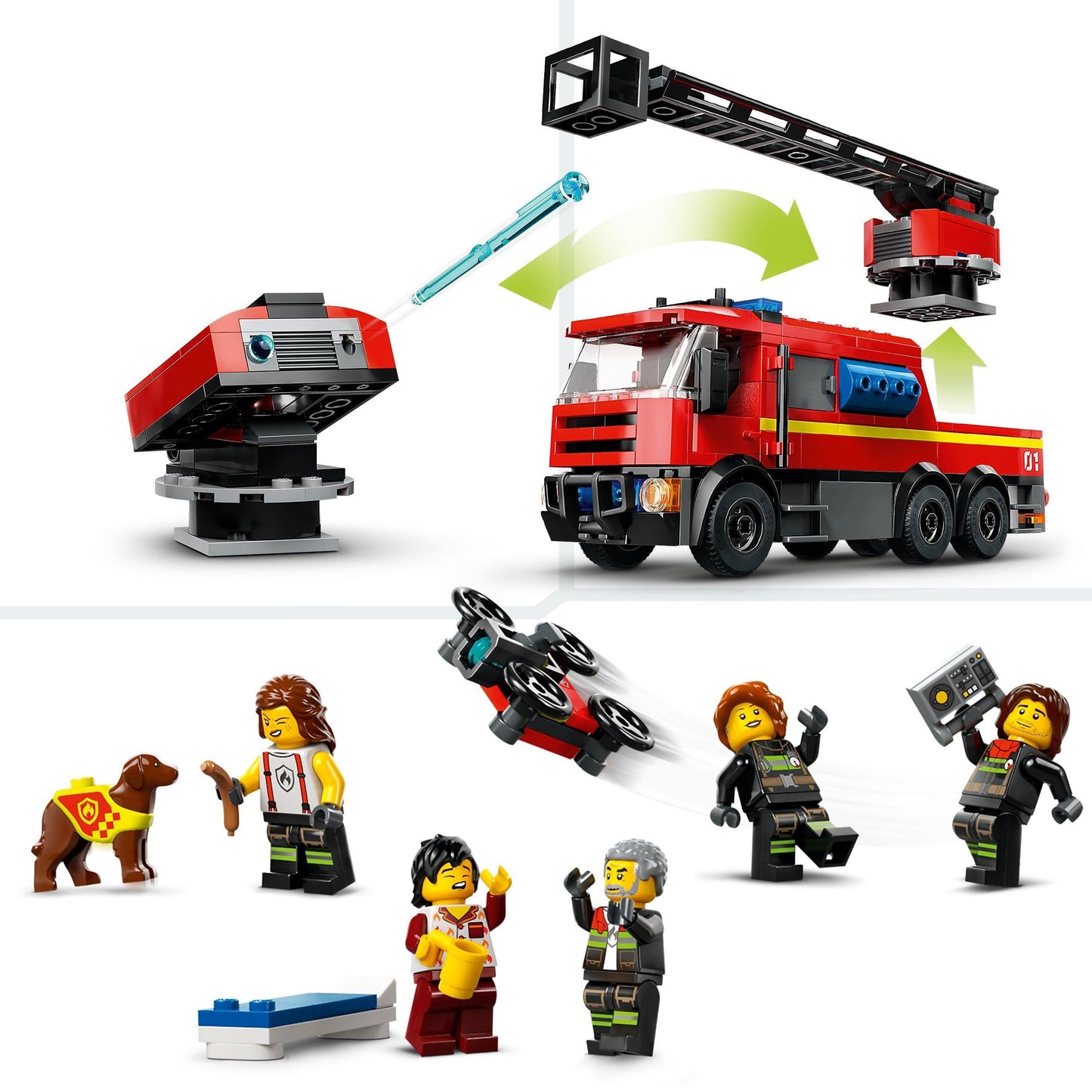 LEGO Fire Station with Fire Engine 60414 City LEGO CITY @ 2TTOYS LEGO €. 79.99