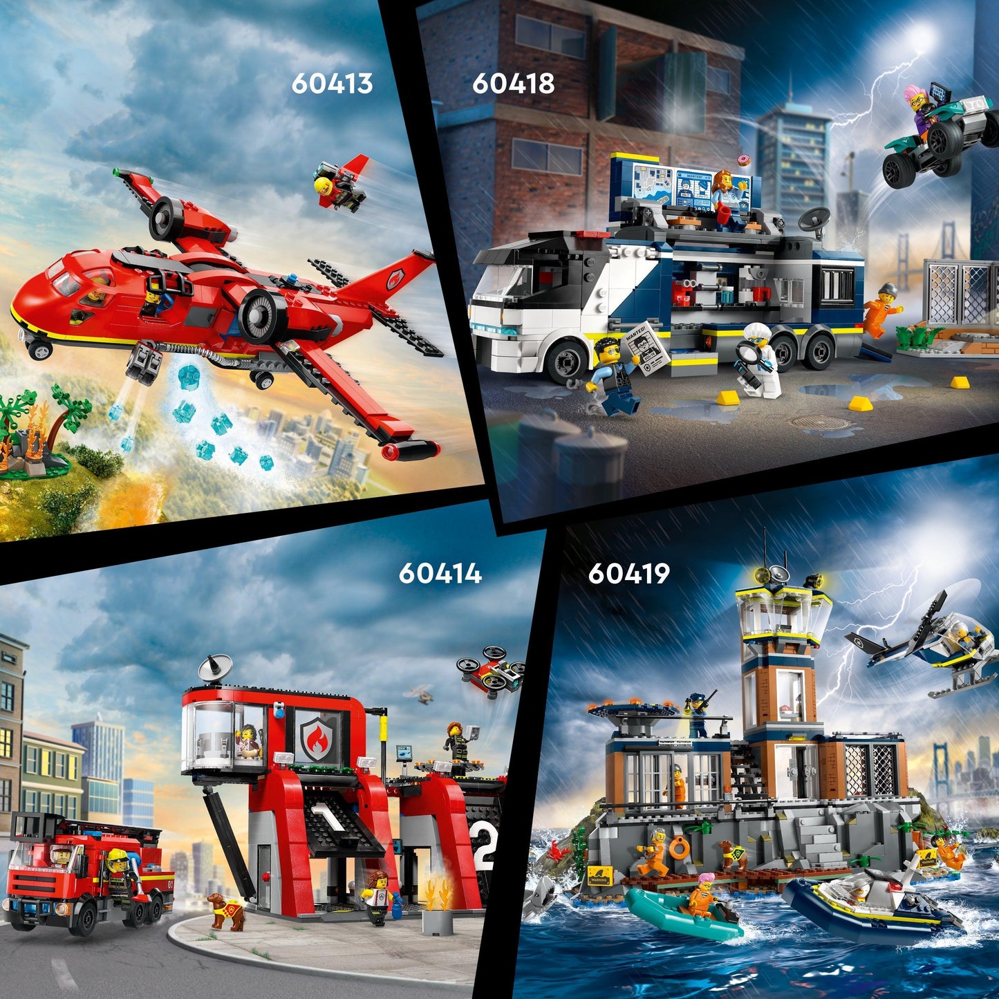 LEGO Fire Station with Fire Engine 60414 City LEGO CITY @ 2TTOYS LEGO €. 79.99