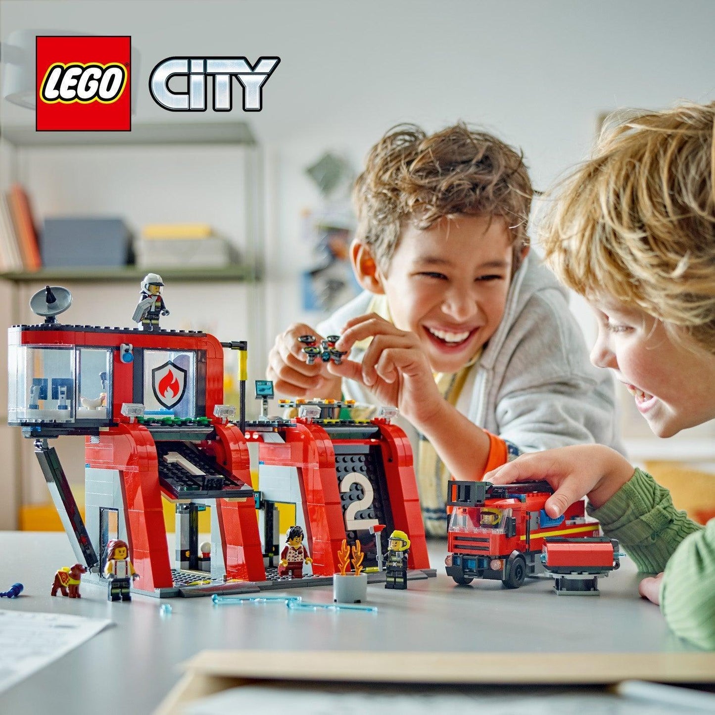 LEGO Fire Station with Fire Engine 60414 City LEGO CITY @ 2TTOYS | Official LEGO shop😊🥰 LEGO €. 79.99