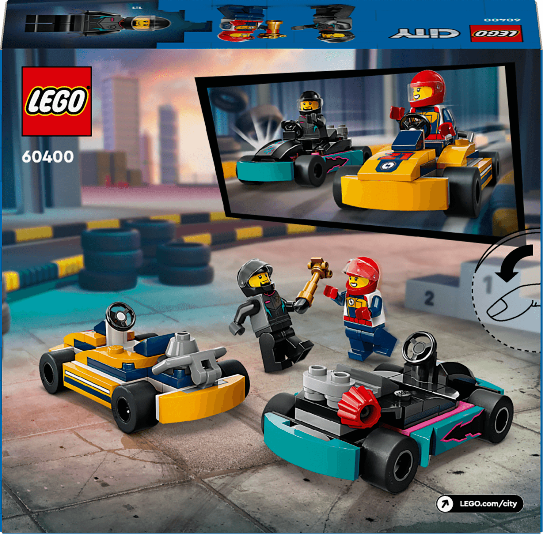 LEGO Go-Karts and Race Drivers 60400 City LEGO CITY @ 2TTOYS | Official LEGO shop😊🥰 LEGO €. 9.99