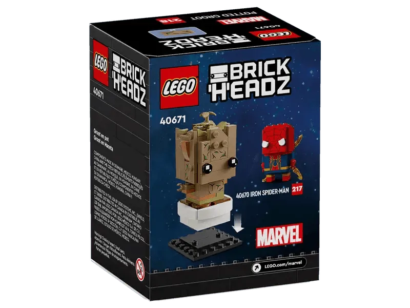 LEGO Groot in flowerpot 40671 Brickheadz LEGO BRICKHEADZ @ 2TTOYS | Official LEGO shop😊🥰 LEGO €. 9.99