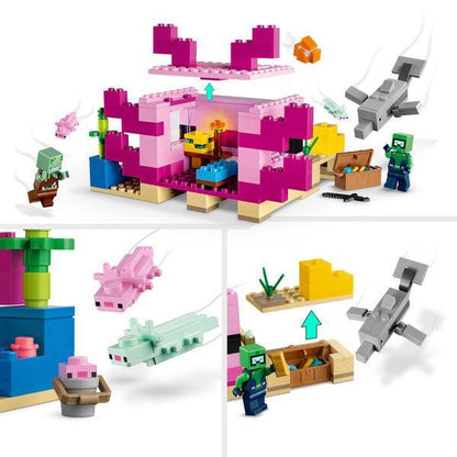 LEGO Het axolotlhuis 21247 Minecraft LEGO @ 2TTOYS LEGO €. 22.48