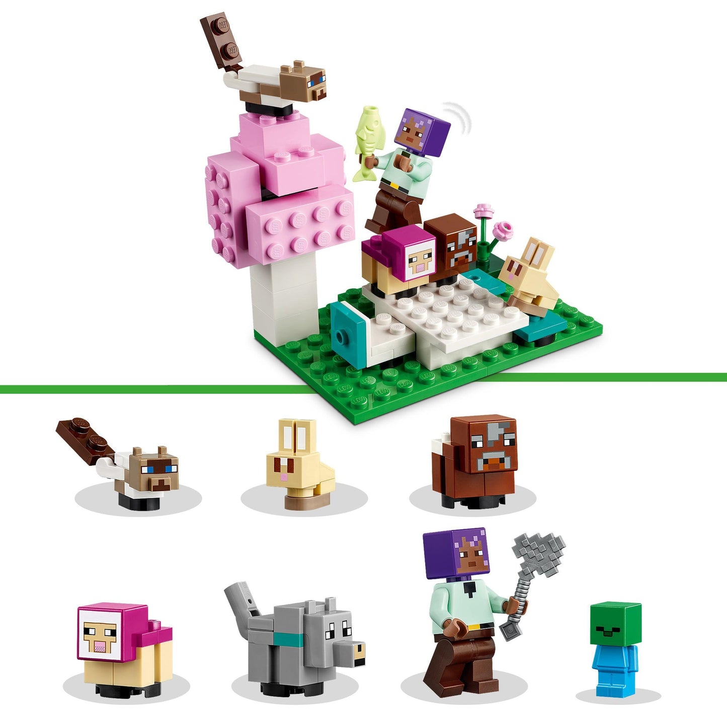 LEGO Het dierenasiel 21253 Minecraft LEGO MINECRAFT @ 2TTOYS LEGO €. 16.98