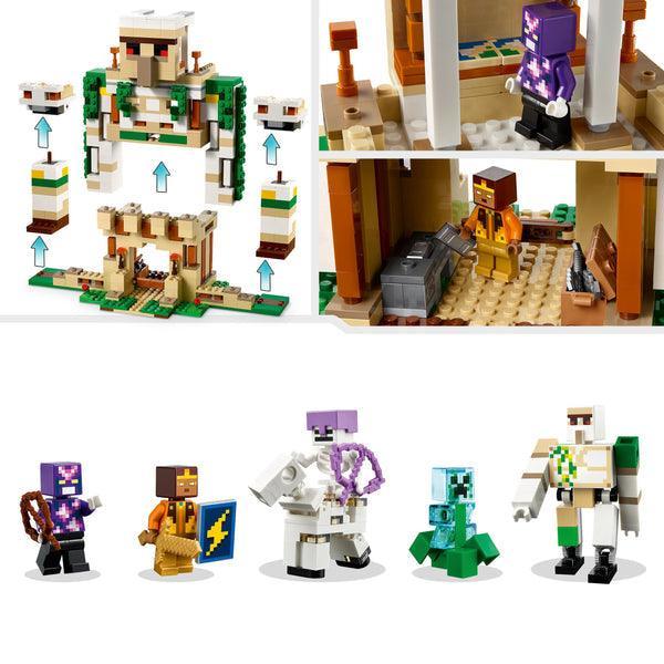 LEGO Het ijzergolemfort 21250 Minecraft LEGO MINECRAFT @ 2TTOYS LEGO €. 88.99