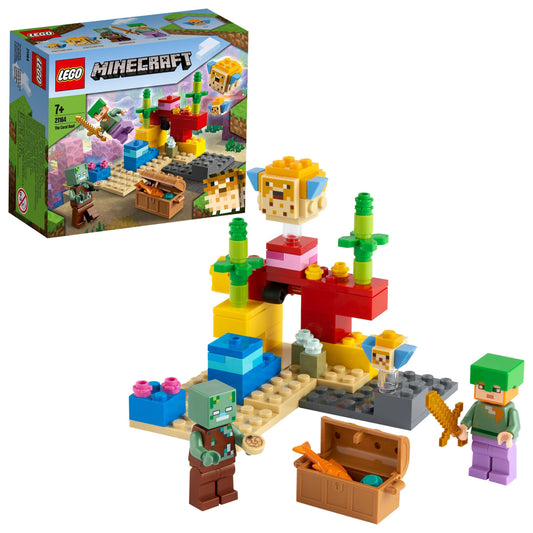 LEGO Het Koraalrif 21164 Minecraft LEGO MINECRAFT @ 2TTOYS | Official LEGO shop😊🥰 LEGO €. 6.48