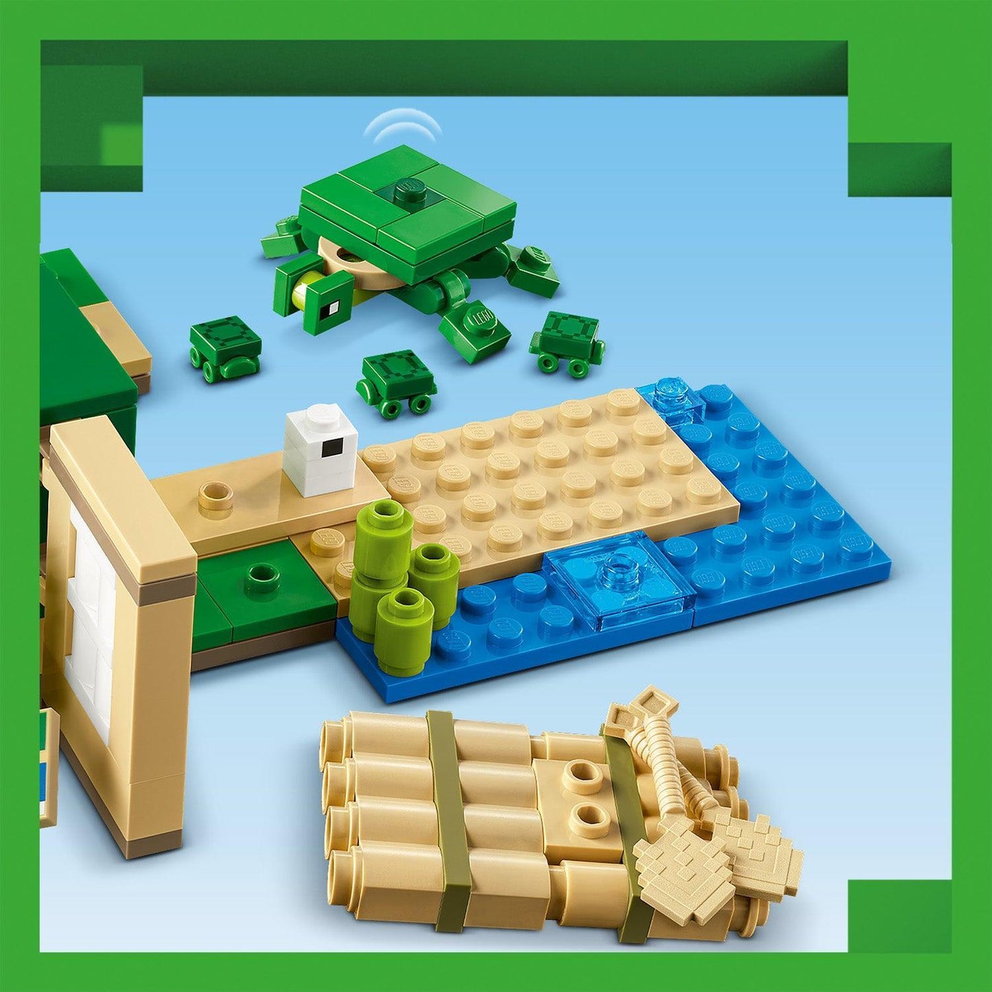 LEGO Het schildpadden strand huis 21254 Minecraft LEGO CLASSIC @ 2TTOYS | Official LEGO shop😊🥰 LEGO €. 22.98