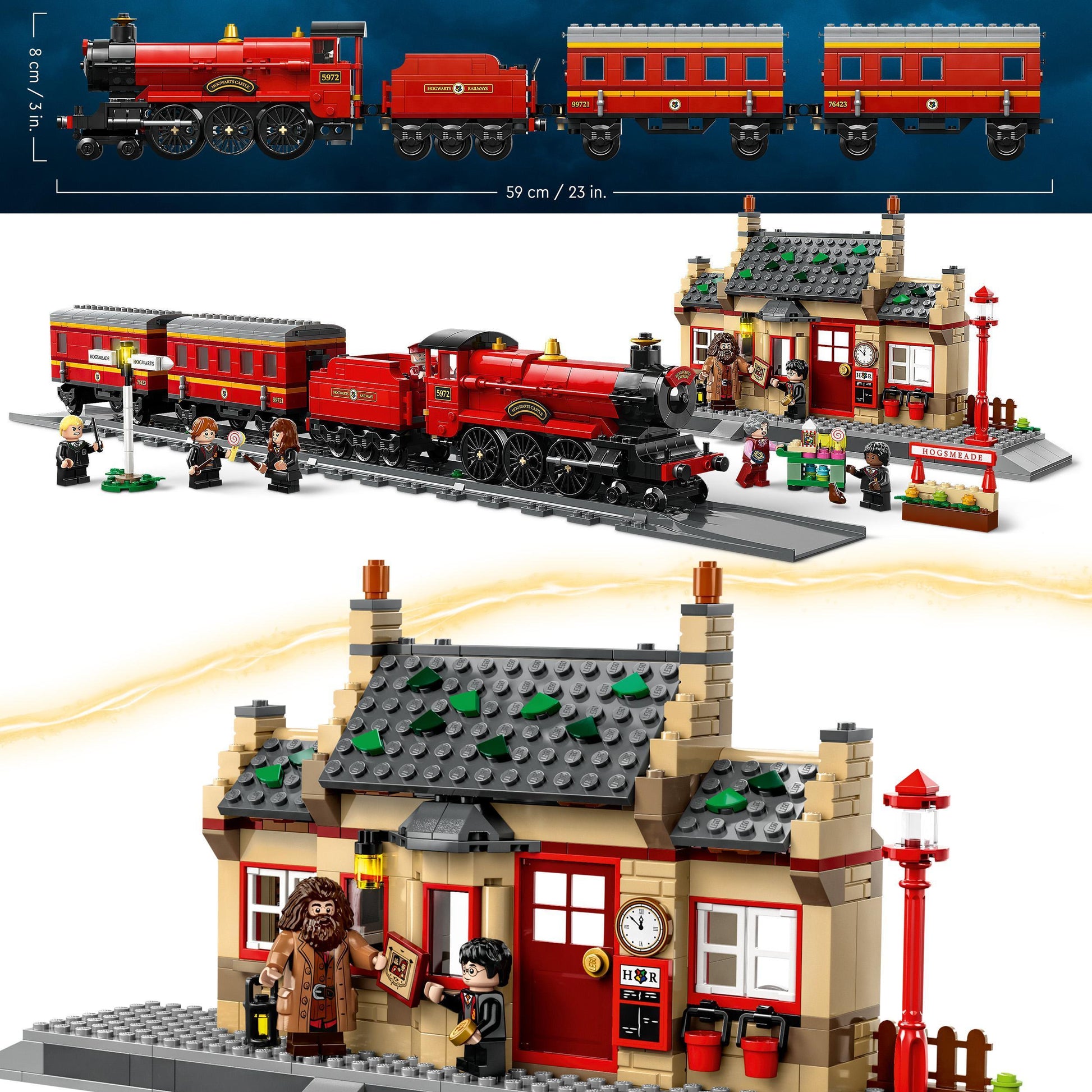 LEGO Hogwarts Express & Hogsmeade Station 76423 Harry Potter LEGO HARRY POTTER @ 2TTOYS | Official LEGO shop😊🥰 LEGO €. 129.99