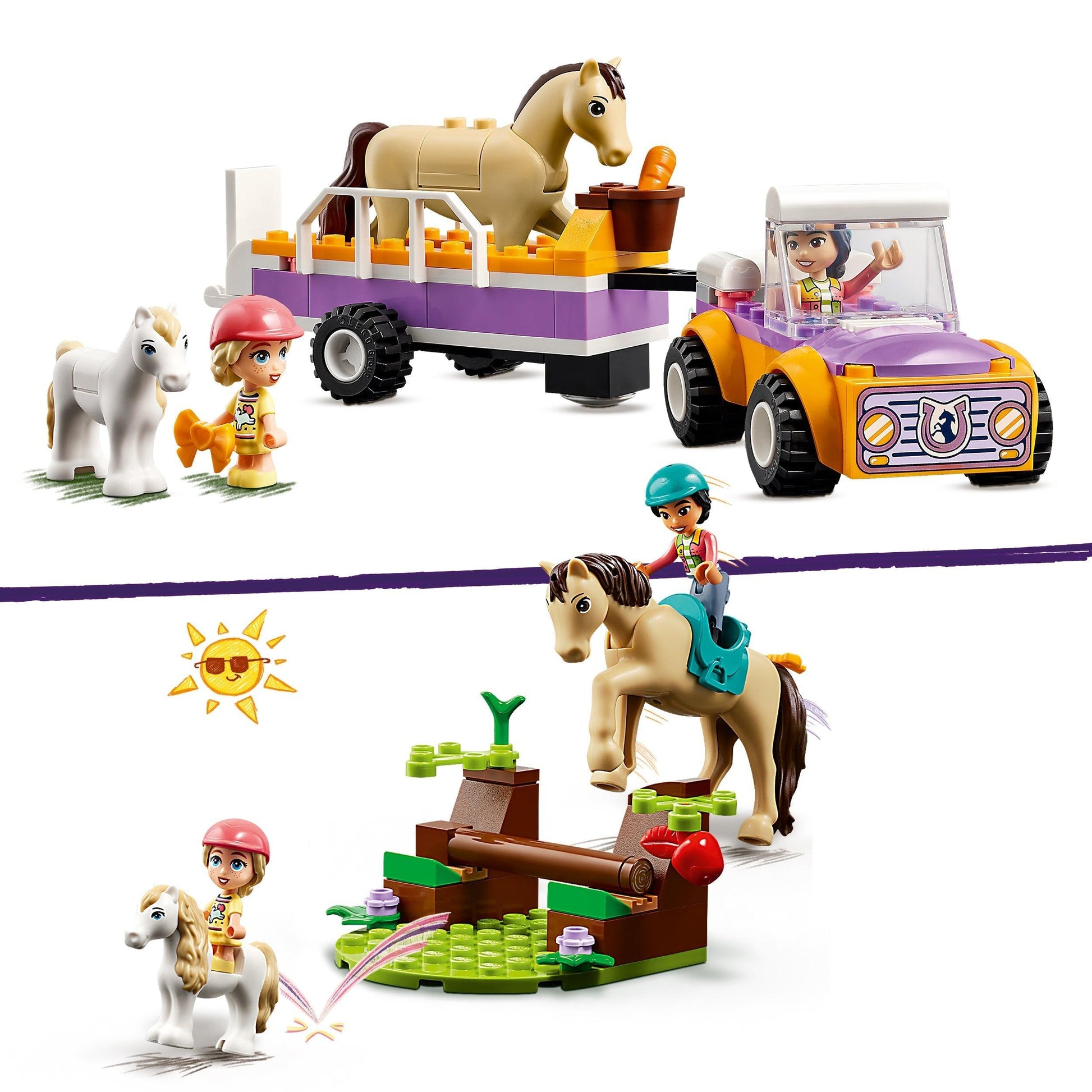 LEGO Horse and Pony Trailer 42634 Friends LEGO FRIENDS @ 2TTOYS LEGO €. 19.99