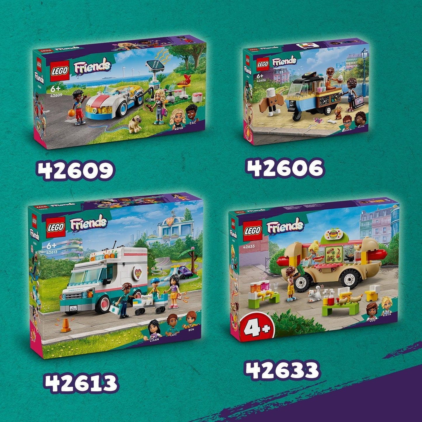 LEGO HotDog Food Truck 42633 Friends LEGO FRIENDS @ 2TTOYS LEGO €. 29.99