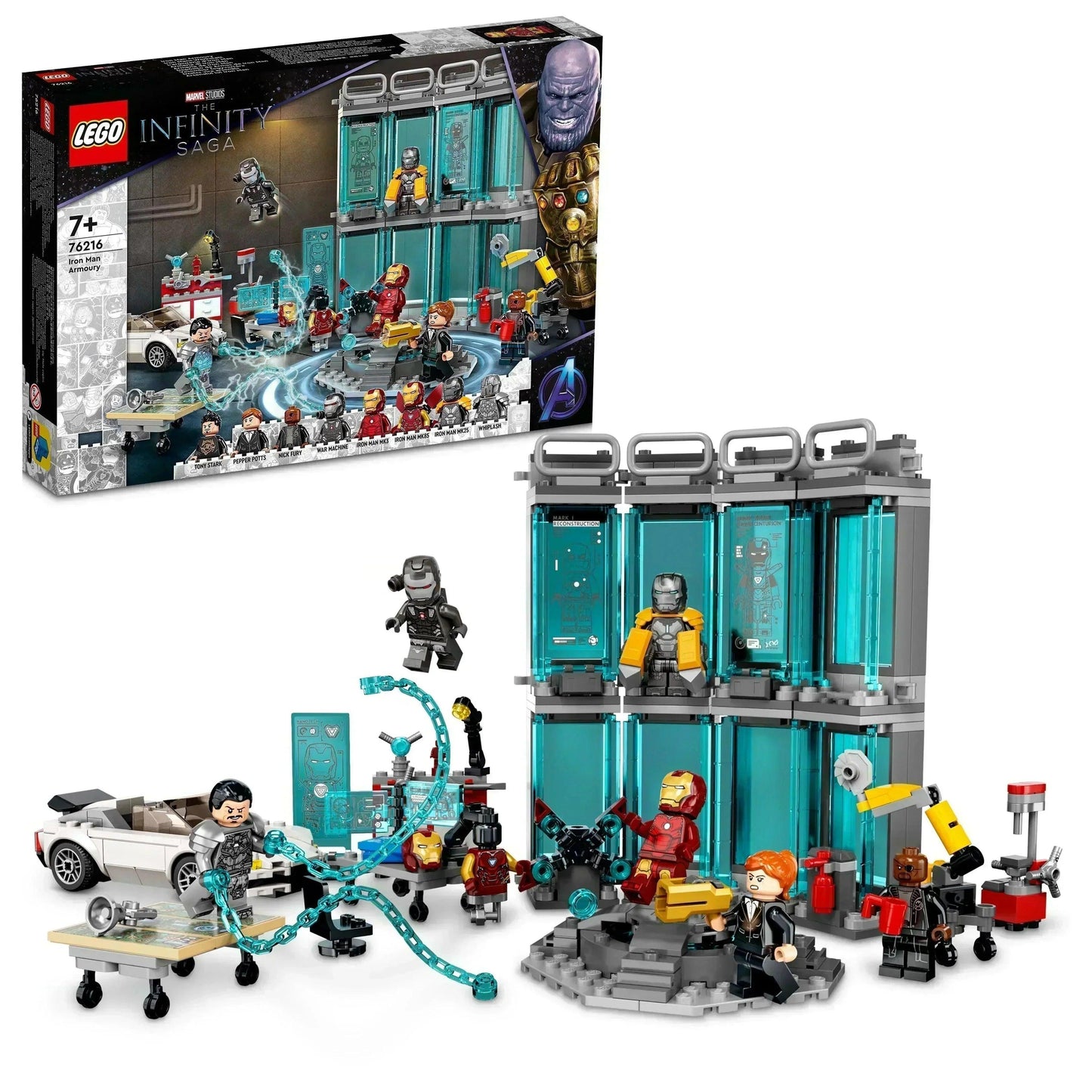 LEGO Iron Man Armory 76216 Superheroes LEGO SUPERHEROES @ 2TTOYS LEGO €. 89.99