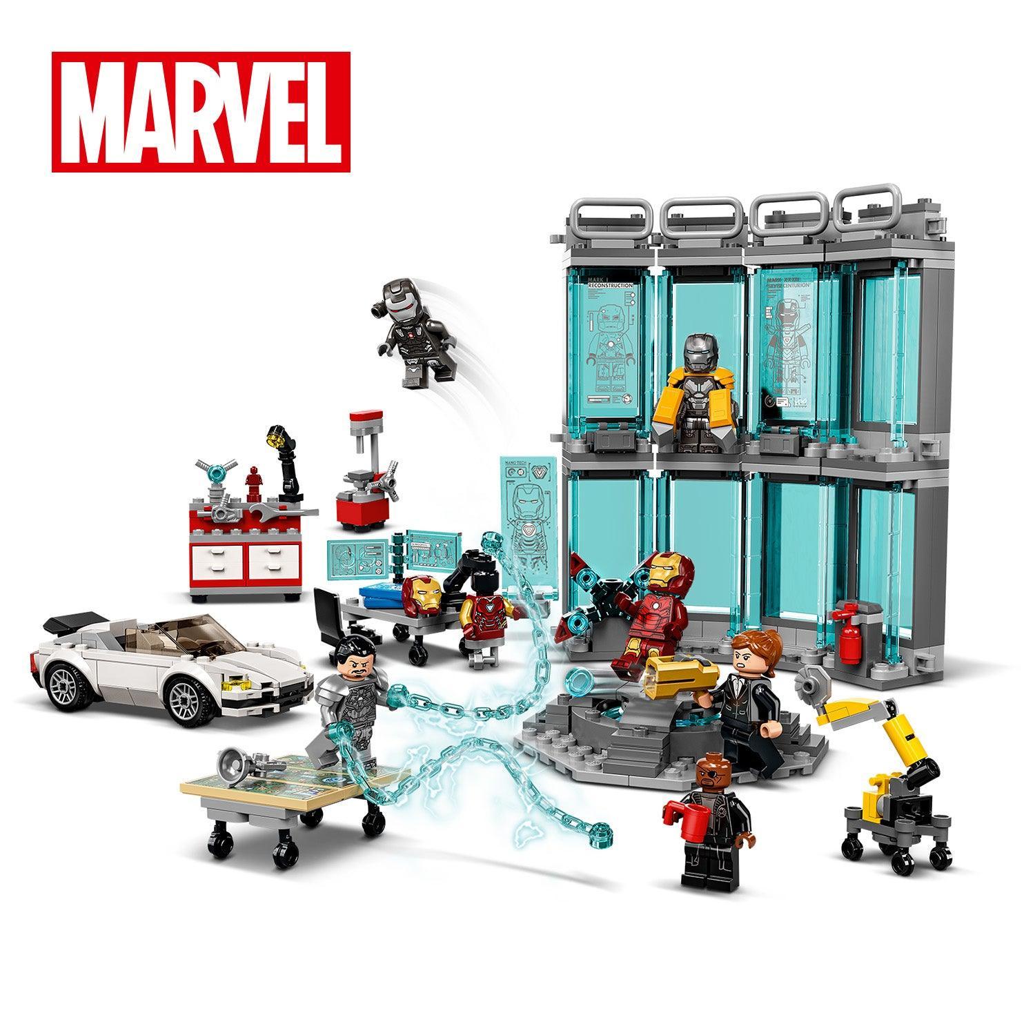 LEGO Iron Man Wapenkamer 76216 Superheroes LEGO SUPERHEROES @ 2TTOYS | Official LEGO shop😊🥰 LEGO €. 75.98