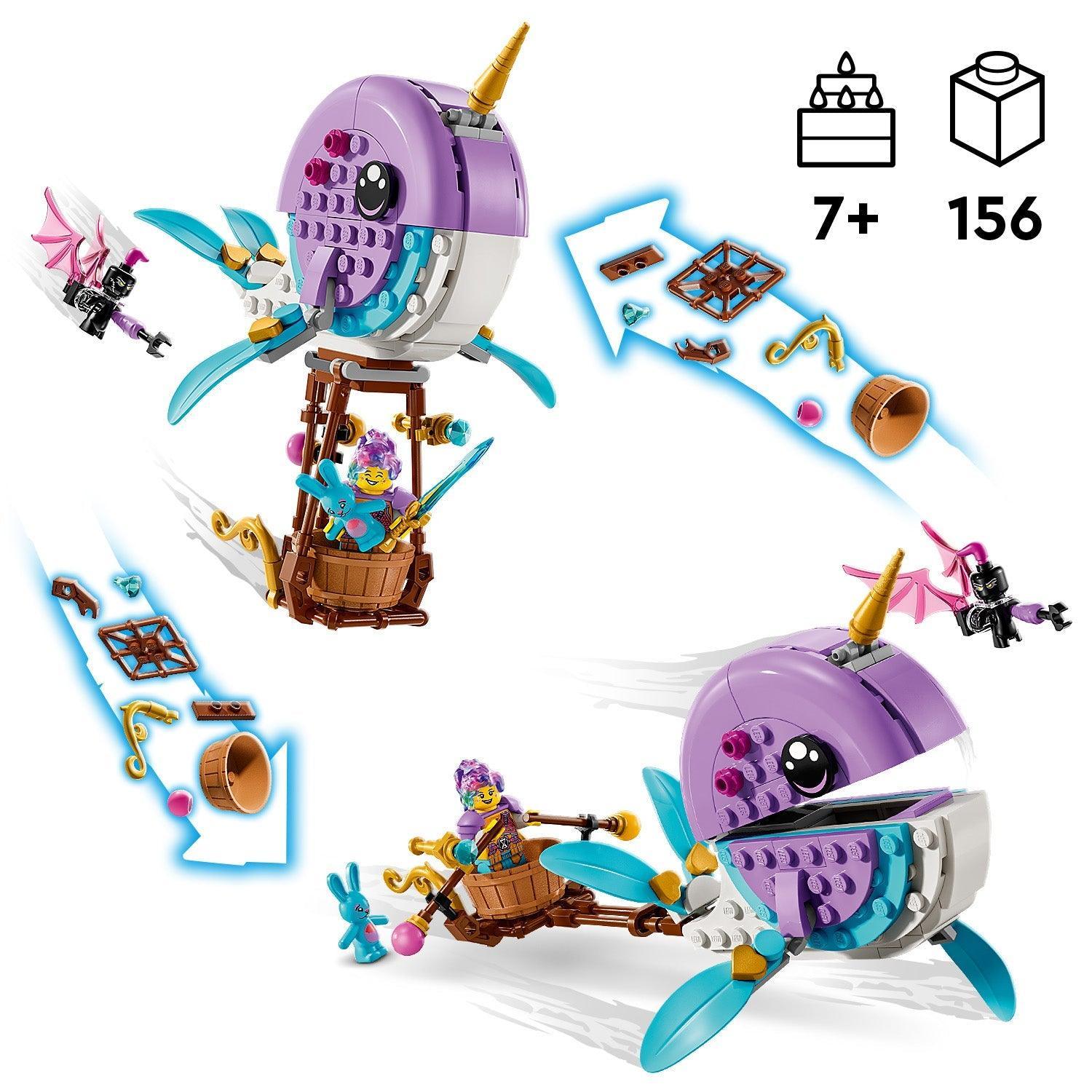 LEGO Izzie's Narwhal Hot-Air Balloon 71472 Dreamzzz LEGO DREAMZzz @ 2TTOYS | Official LEGO shop😊🥰 LEGO €. 14.99