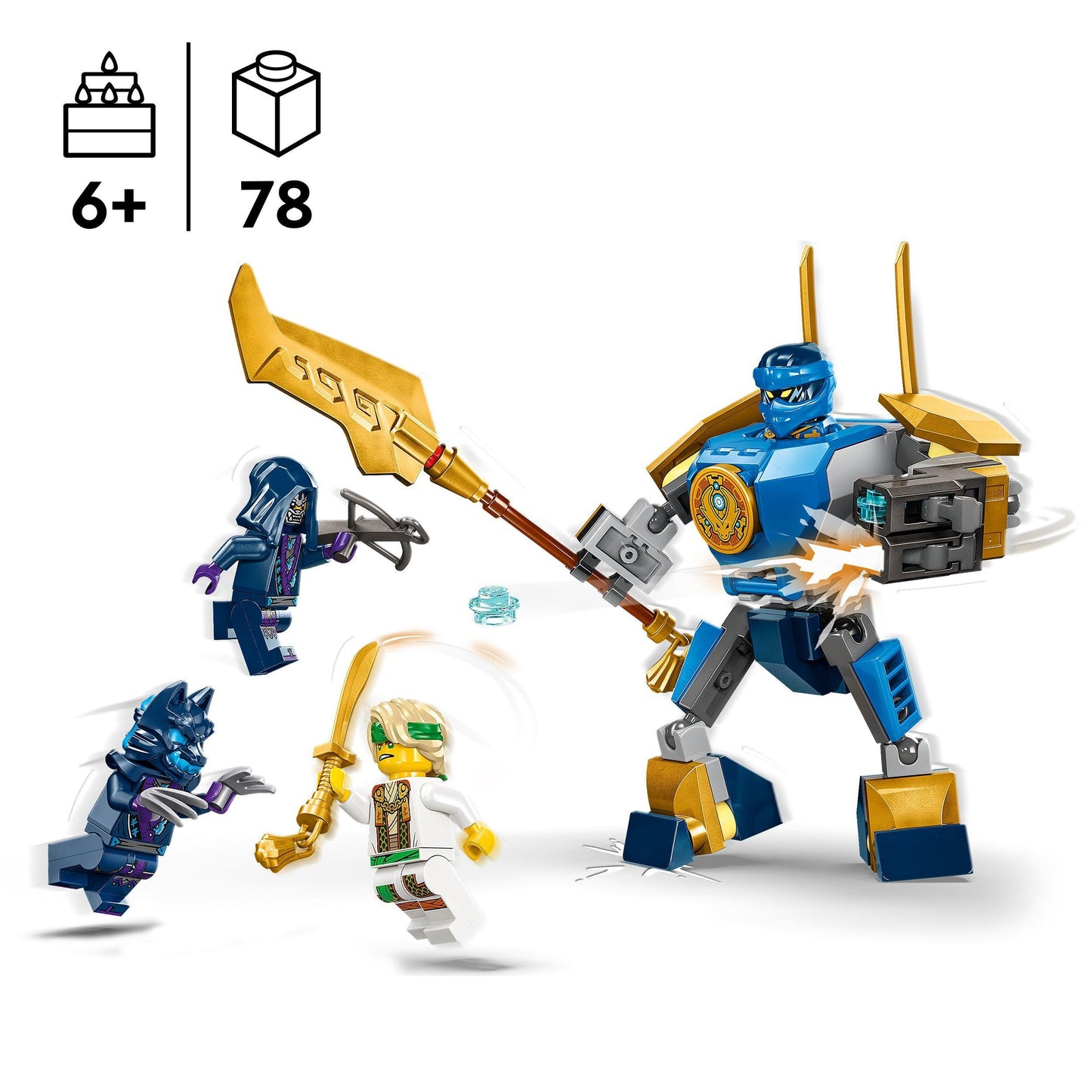 LEGO Jay's Gevecht Mech 71805 Ninjago LEGO Ninjago @ 2TTOYS | Official LEGO shop😊🥰 LEGO €. 8.48