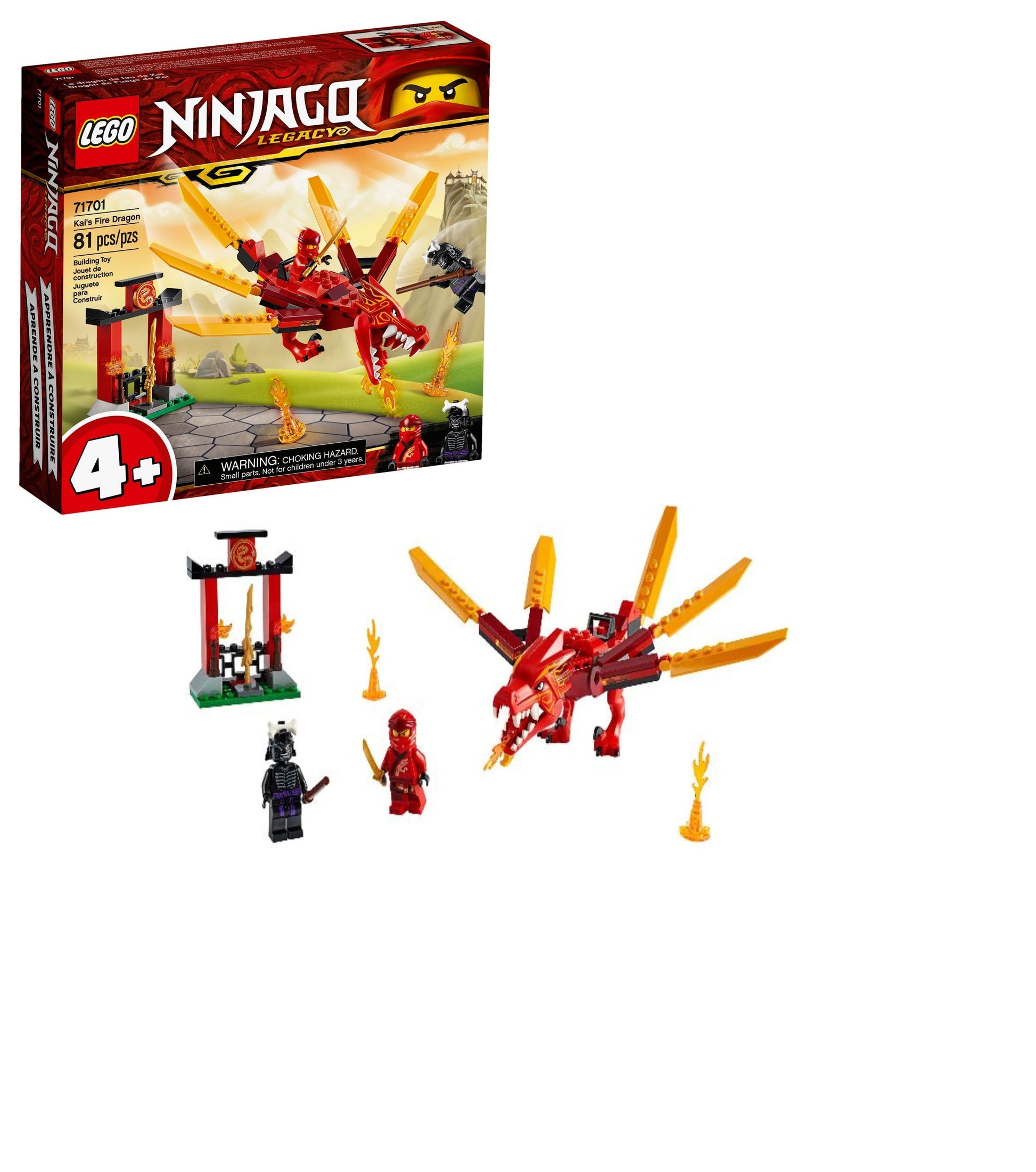 LEGO Kai's Fire Dragon 71701 NINJAGO LEGO NINJAGO @ 2TTOYS LEGO €. 17.49