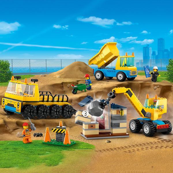 LEGO Kiepwagen, bouwtruck en sloopkraan 60391 City LEGO CITY @ 2TTOYS LEGO €. 42.49