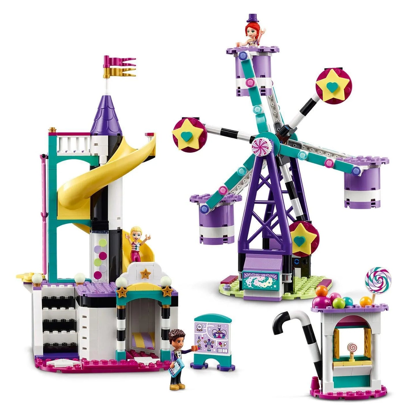 LEGO Magisch reuzen rad en glijbaan op de kermis 41689 Friends LEGO FRIENDS @ 2TTOYS | Official LEGO shop😊🥰 LEGO €. 63.99