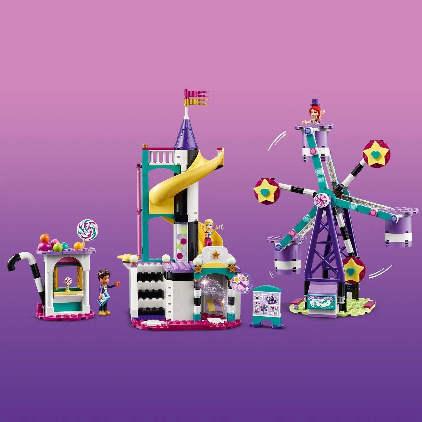 LEGO Magisch reuzen rad en glijbaan op de kermis 41689 Friends LEGO FRIENDS @ 2TTOYS | Official LEGO shop😊🥰 LEGO €. 63.99