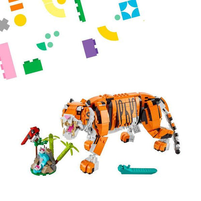 LEGO Majestic Tiger 31129 Creator 3-in-1 LEGO CREATOR @ 2TTOYS | Official LEGO shop😊🥰 LEGO €. 49.99