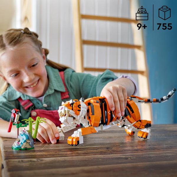 LEGO Majestic Tiger 31129 Creator 3-in-1 LEGO CREATOR @ 2TTOYS | Official LEGO shop😊🥰 LEGO €. 49.99