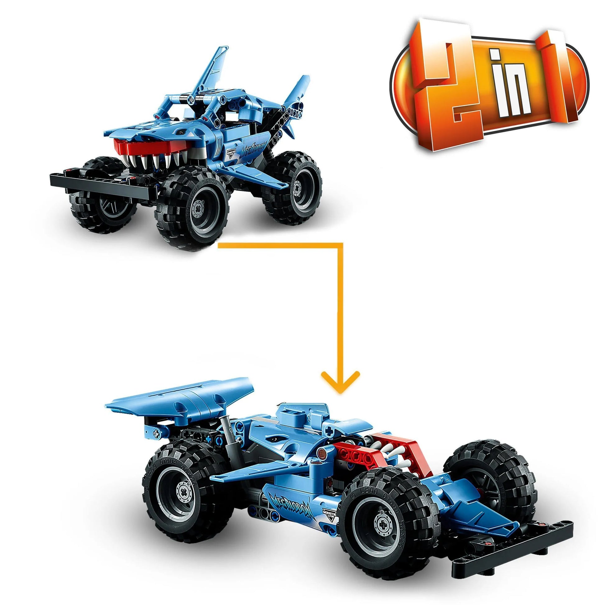 LEGO Megalodon Monster truck Jam Blue 42134 Technic LEGO TECHNIC @ 2TTOYS | Official LEGO shop😊🥰 LEGO €. 16.99