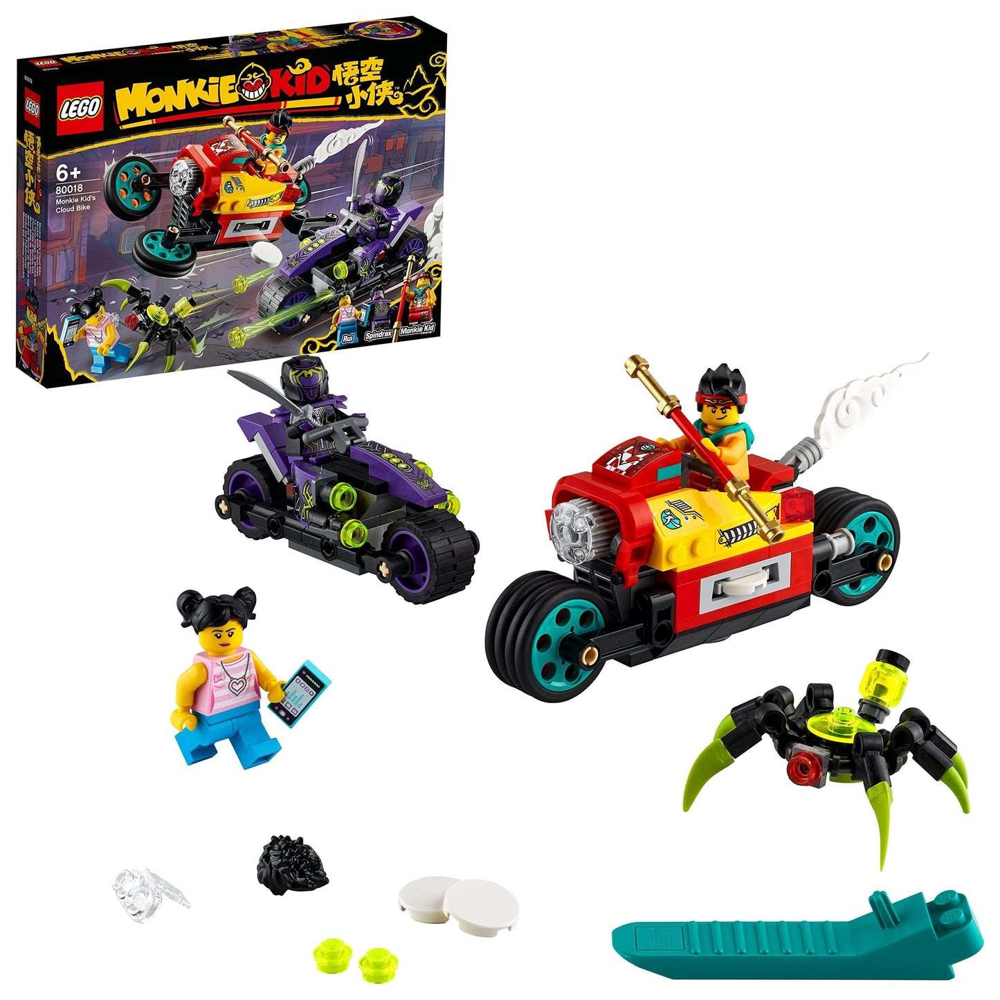 LEGO Monkie Kid's Cloud Bike 80018 Monkie Kid - Season 2 LEGO Monkie Kid - Season 2 @ 2TTOYS LEGO €. 24.99