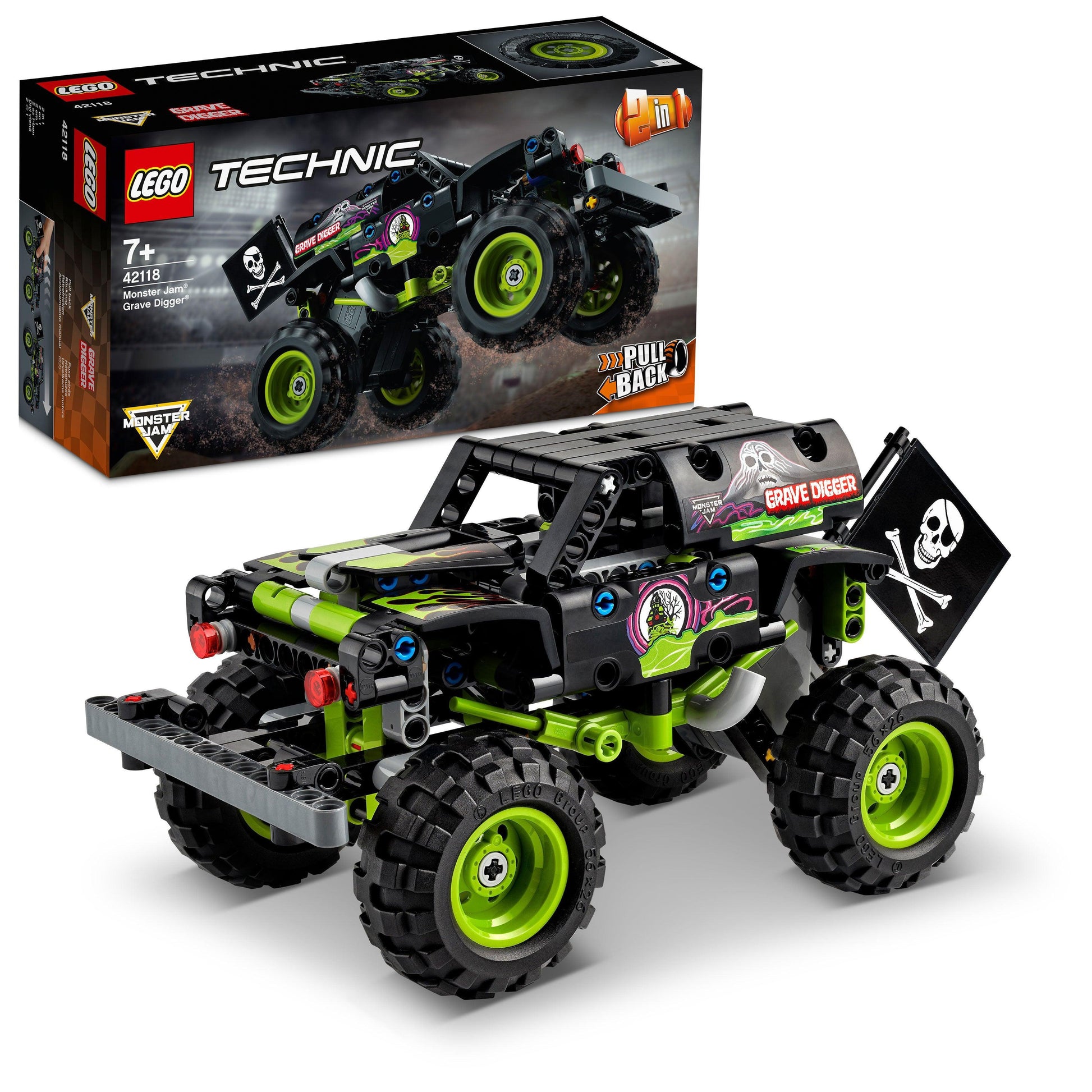 LEGO Monster Jam Grave Digger 42118 Technic LEGO TECHNIC @ 2TTOYS LEGO €. 16.98