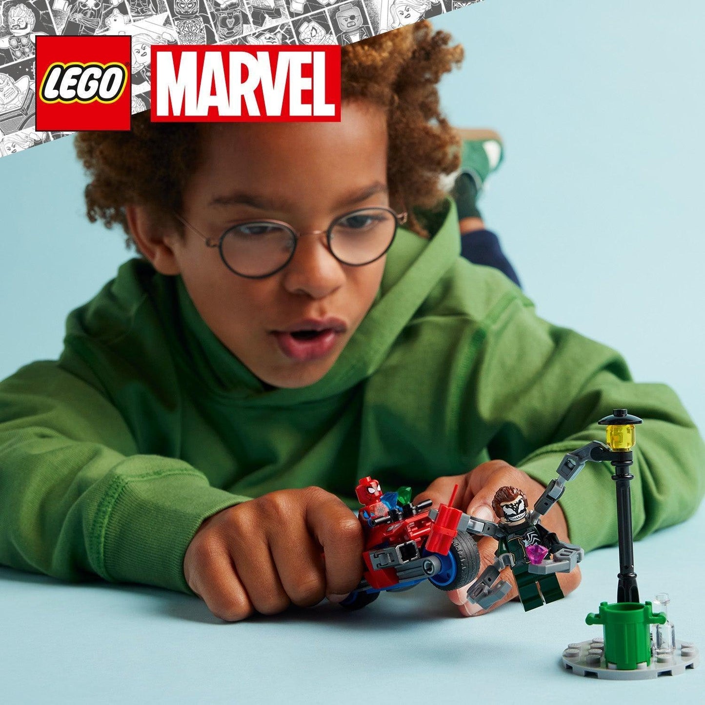 LEGO Motorcycle Chase: Spider-Man vs. Doc Ock 76275 Superheroes LEGO Super Heroes Marvel @ 2TTOYS | Official LEGO shop😊🥰 LEGO €. 9.99